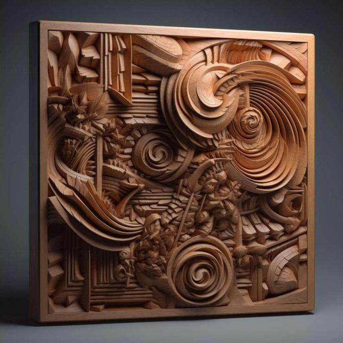 نموذج ثلاثي الأبعاد لآلة CNC 3D Art 